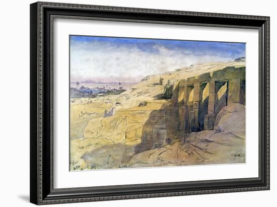 Derr, Egypt, 1867-Edward Lear-Framed Giclee Print