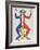 Derrier le Miroir (Acrobat (Blue, Yellow, Red))-Alexander Calder-Framed Collectable Print