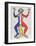 Derrier le Miroir (Acrobat (Blue, Yellow, Red))-Alexander Calder-Framed Collectable Print