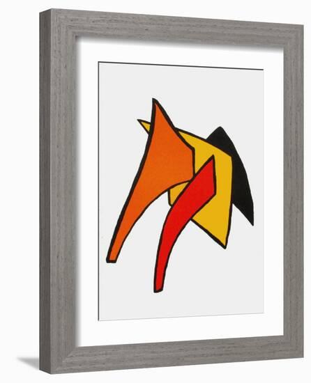 Derrier le Mirroir, no. 141: Stabiles VI-Alexander Calder-Framed Collectable Print