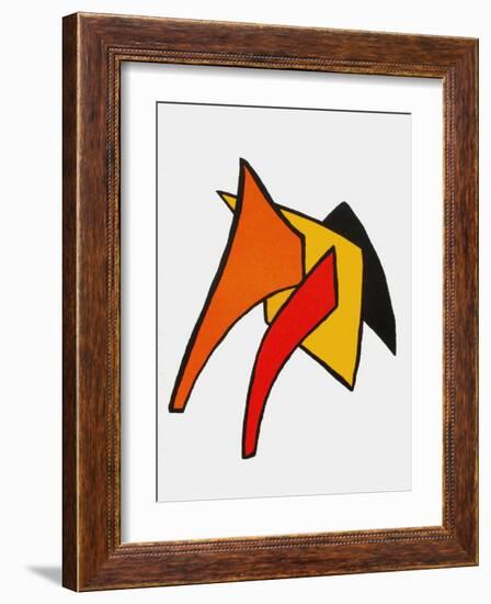 Derrier le Mirroir, no. 141: Stabiles VI-Alexander Calder-Framed Collectable Print