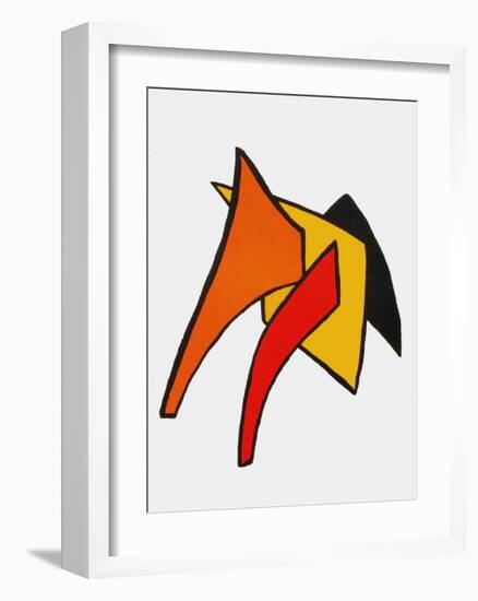 Derrier le Mirroir, no. 141: Stabiles VI-Alexander Calder-Framed Collectable Print