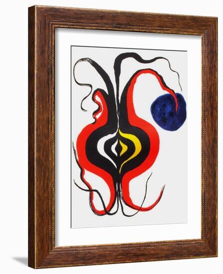 Derrier le Mirroir, no. 156: Bulbe-Alexander Calder-Framed Collectable Print