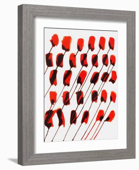 Derrier le Mirroir, no. 156: Composition Taches Rouges-Alexander Calder-Framed Collectable Print