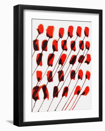 Derrier le Mirroir, no. 156: Composition Taches Rouges-Alexander Calder-Framed Collectable Print