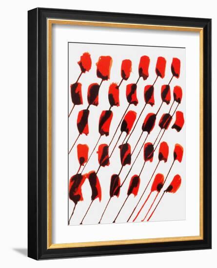 Derrier le Mirroir, no. 156: Composition Taches Rouges-Alexander Calder-Framed Collectable Print