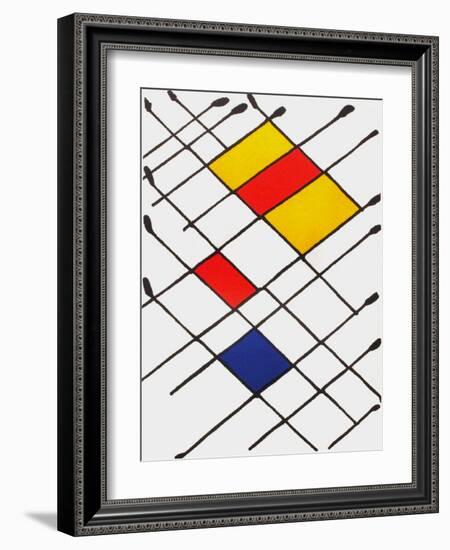 Derrier le Mirroir, no. 156: Damier-Alexander Calder-Framed Collectable Print