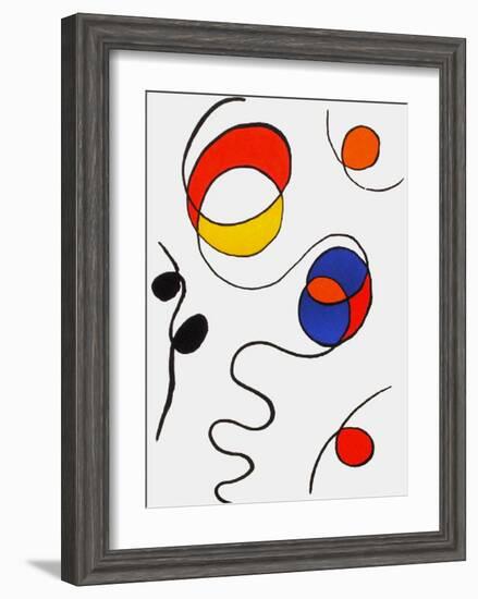 Derrier le Mirroir, no. 173: Composition II-Alexander Calder-Framed Collectable Print