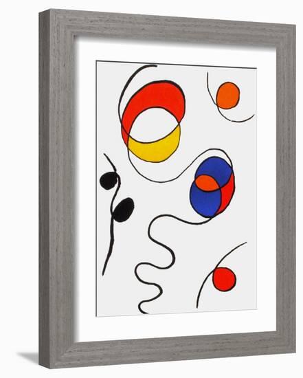 Derrier le Mirroir, no. 173: Composition II-Alexander Calder-Framed Collectable Print