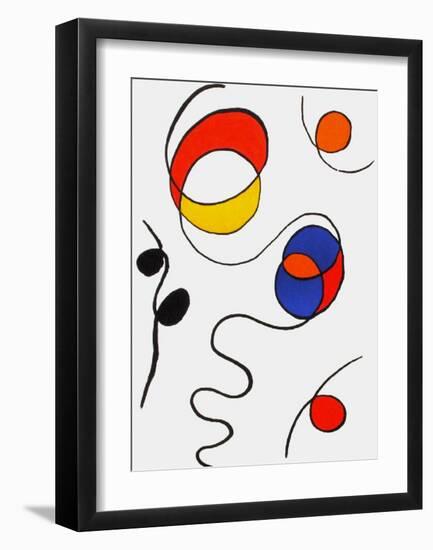 Derrier le Mirroir, no. 173: Composition II-Alexander Calder-Framed Collectable Print