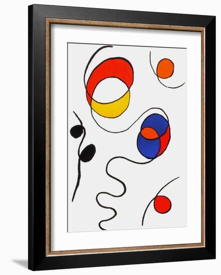 Derrier le Mirroir, no. 173: Composition II-Alexander Calder-Framed Collectable Print