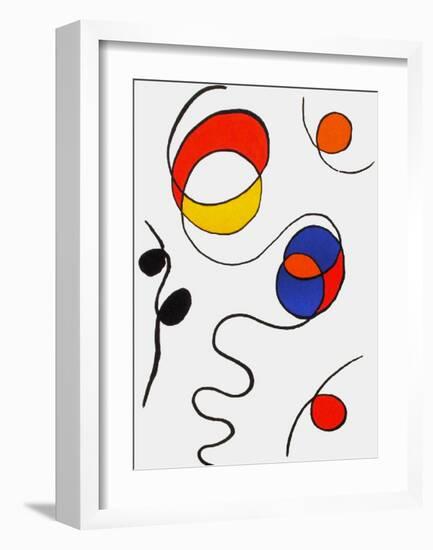 Derrier le Mirroir, no. 173: Composition II-Alexander Calder-Framed Collectable Print