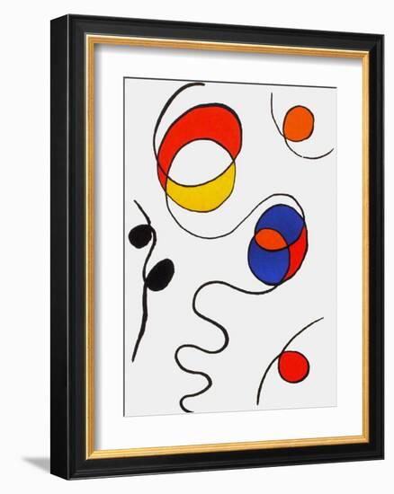 Derrier le Mirroir, no. 173: Composition II-Alexander Calder-Framed Collectable Print