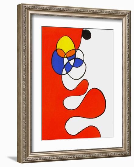 Derrier le Mirroir, no. 173: Composition V-Alexander Calder-Framed Collectable Print