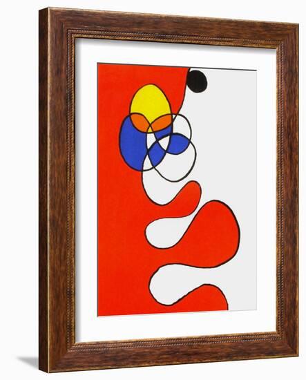 Derrier le Mirroir, no. 173: Composition V-Alexander Calder-Framed Collectable Print