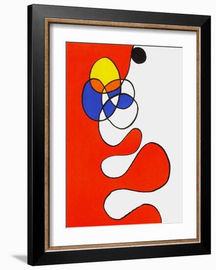 Derrier le Mirroir, no. 173: Composition V-Alexander Calder-Framed Collectable Print