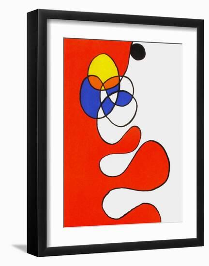 Derrier le Mirroir, no. 173: Composition V-Alexander Calder-Framed Collectable Print