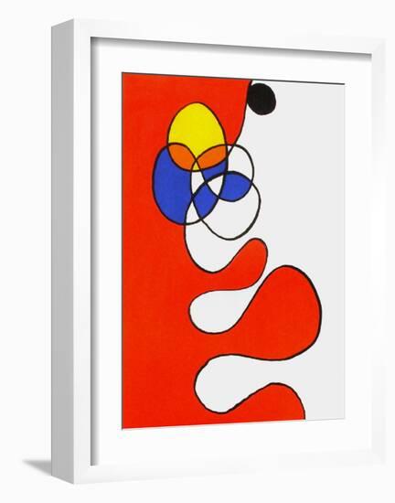 Derrier le Mirroir, no. 173: Composition V-Alexander Calder-Framed Collectable Print