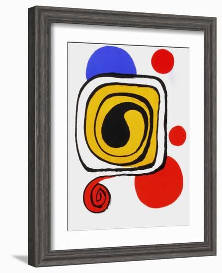 Derrier le Mirroir, no. 190: Composition III-Alexander Calder-Framed Premium Edition