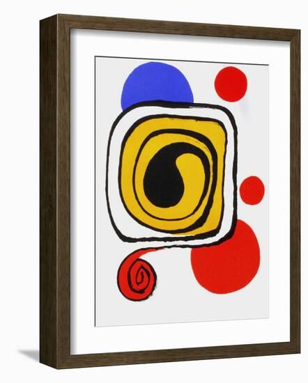 Derrier le Mirroir, no. 190: Composition III-Alexander Calder-Framed Premium Edition