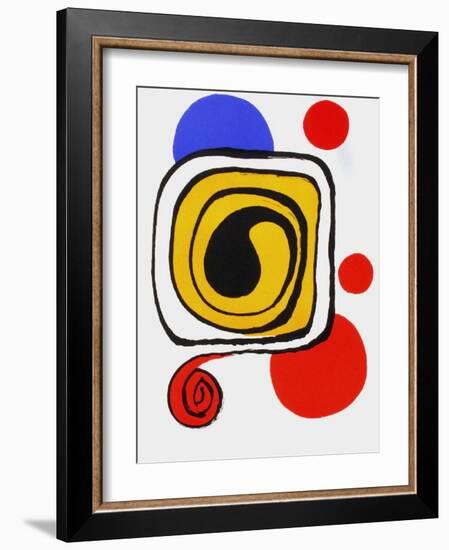 Derrier le Mirroir, no. 190: Composition III-Alexander Calder-Framed Premium Edition