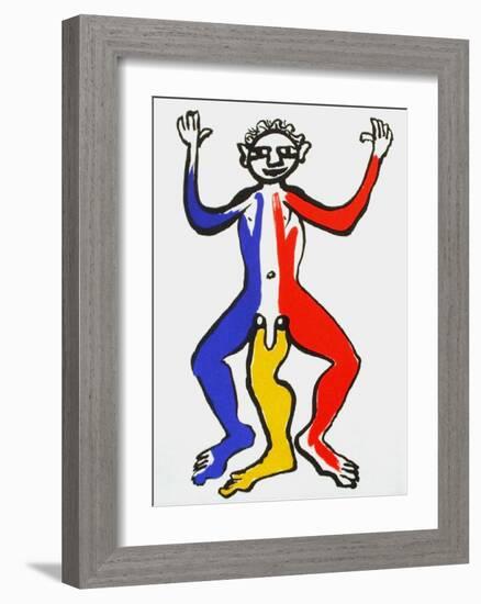 Derrier le Mirroir, no. 212: Critter II-Alexander Calder-Framed Collectable Print