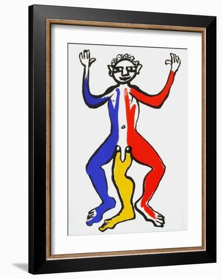 Derrier le Mirroir, no. 212: Critter II-Alexander Calder-Framed Collectable Print