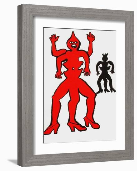 Derrier le Mirroir, no. 212: Critter IV-Alexander Calder-Framed Collectable Print