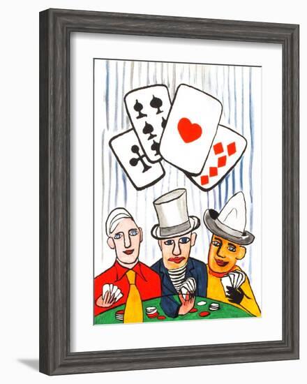 Derrier le Mirroir, no. 212: Joueurs De Cartes I-Alexander Calder-Framed Collectable Print