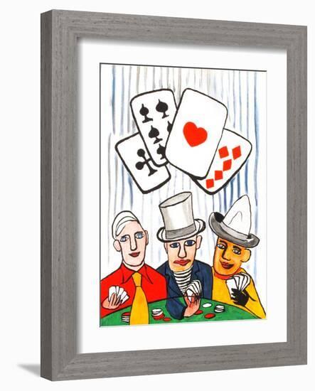 Derrier le Mirroir, no. 212: Joueurs De Cartes I-Alexander Calder-Framed Collectable Print