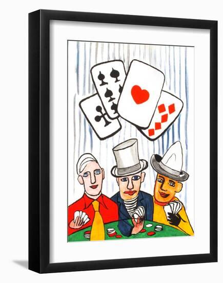 Derrier le Mirroir, no. 212: Joueurs De Cartes I-Alexander Calder-Framed Collectable Print