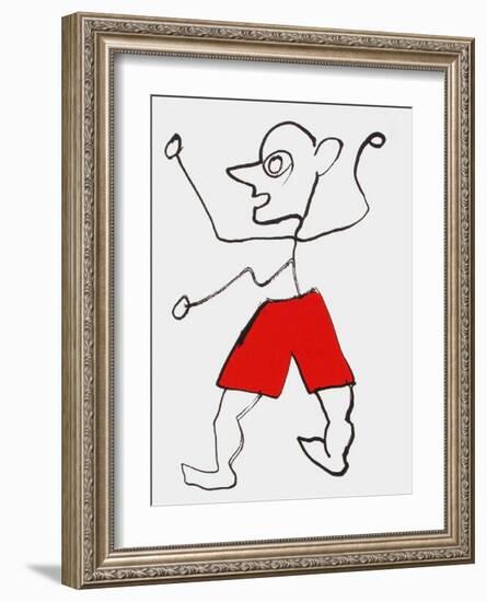 Derrier le Mirroir, no. 221: Personnage-Alexander Calder-Framed Collectable Print