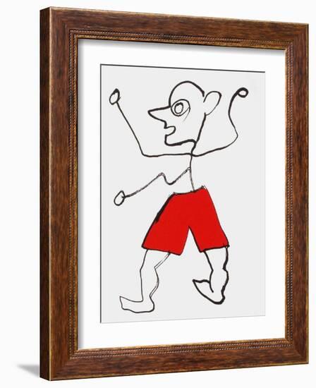 Derrier le Mirroir, no. 221: Personnage-Alexander Calder-Framed Collectable Print