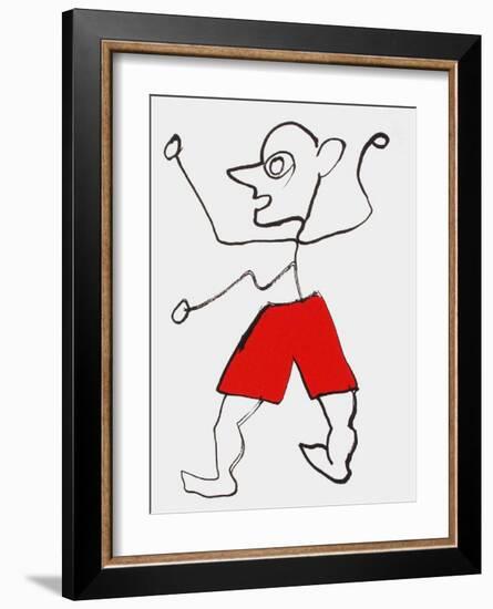 Derrier le Mirroir, no. 221: Personnage-Alexander Calder-Framed Collectable Print