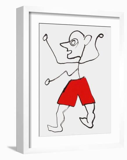 Derrier le Mirroir, no. 221: Personnage-Alexander Calder-Framed Collectable Print