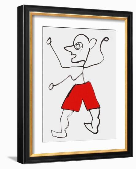 Derrier le Mirroir, no. 221: Personnage-Alexander Calder-Framed Collectable Print