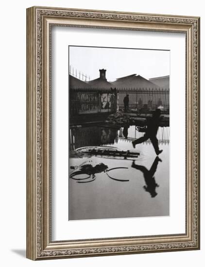 Derriere la Gare Saint-Lazare, Paris-Henri Cartier-Bresson-Framed Art Print