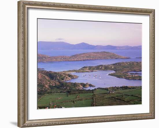 Derrynane Bay at Sunset, Ring of Kerry, County Kerry, Munster, Republic of Ireland, Europe-Patrick Dieudonne-Framed Photographic Print