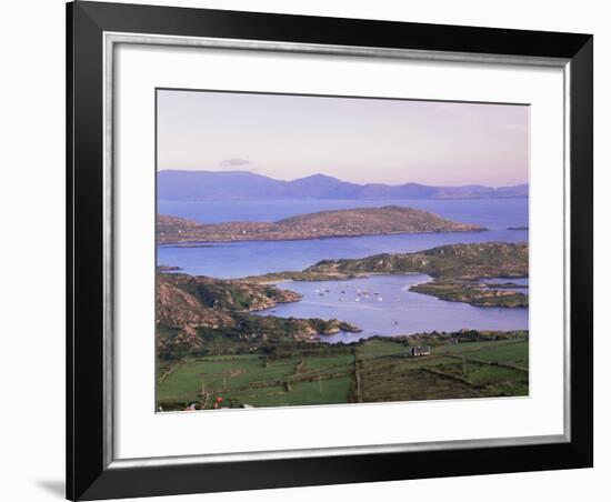 Derrynane Bay at Sunset, Ring of Kerry, County Kerry, Munster, Republic of Ireland, Europe-Patrick Dieudonne-Framed Photographic Print