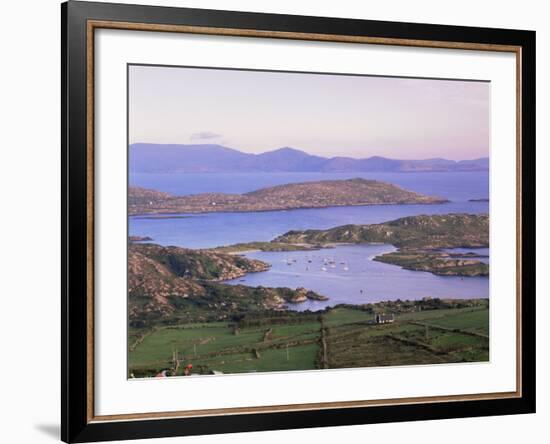 Derrynane Bay at Sunset, Ring of Kerry, County Kerry, Munster, Republic of Ireland, Europe-Patrick Dieudonne-Framed Photographic Print