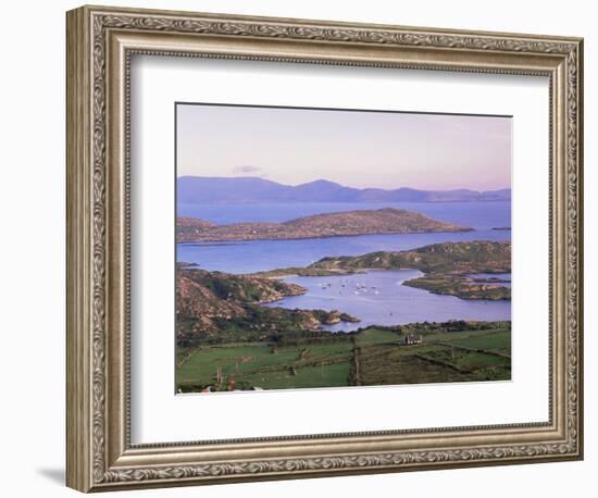 Derrynane Bay at Sunset, Ring of Kerry, County Kerry, Munster, Republic of Ireland, Europe-Patrick Dieudonne-Framed Photographic Print