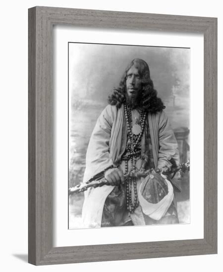 Dervish African Man in Sudan Photograph - Sudan-Lantern Press-Framed Art Print