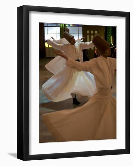 Dervish Mystic Dance at the Sirkeci Station, Istanbul, Turkey, Eurasia-Olivieri Oliviero-Framed Photographic Print