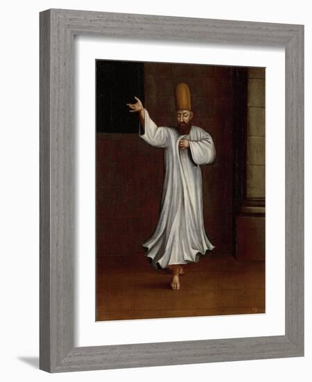 Dervish-Jean Baptiste Vanmour-Framed Art Print