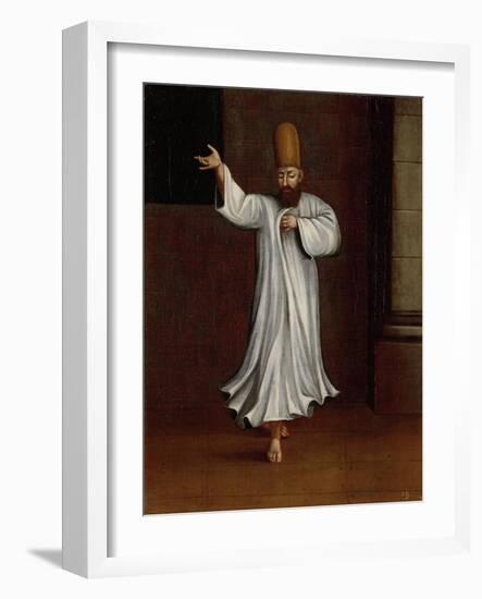 Dervish-Jean Baptiste Vanmour-Framed Art Print