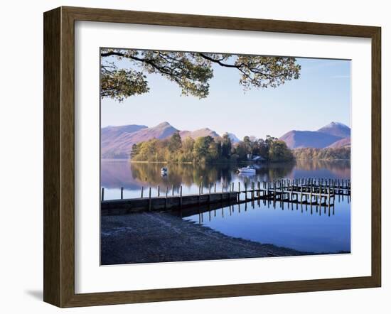 Derwent Water from Keswick, Lake District, Cumbria, England, United Kingdom-Roy Rainford-Framed Photographic Print