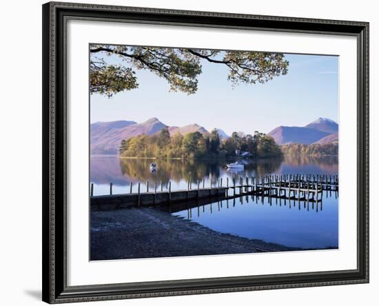 Derwent Water from Keswick, Lake District, Cumbria, England, United Kingdom-Roy Rainford-Framed Photographic Print