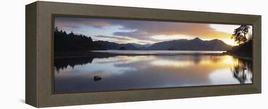 Derwent Water, Lake District, Cumbria, England-Peter Adams-Framed Premier Image Canvas