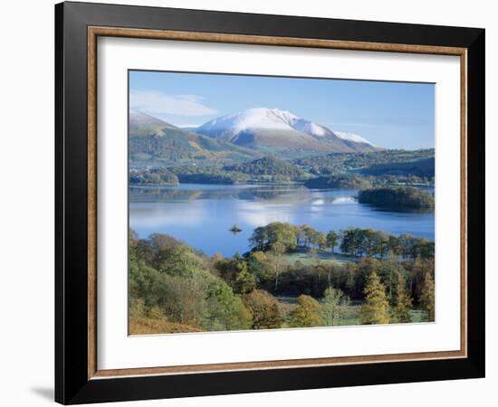 Derwent Water, with Blencathra Behind, Lake District, Cumbria, England, UK-Roy Rainford-Framed Photographic Print