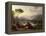 Derwent Water-Arthur Hughes-Framed Premier Image Canvas